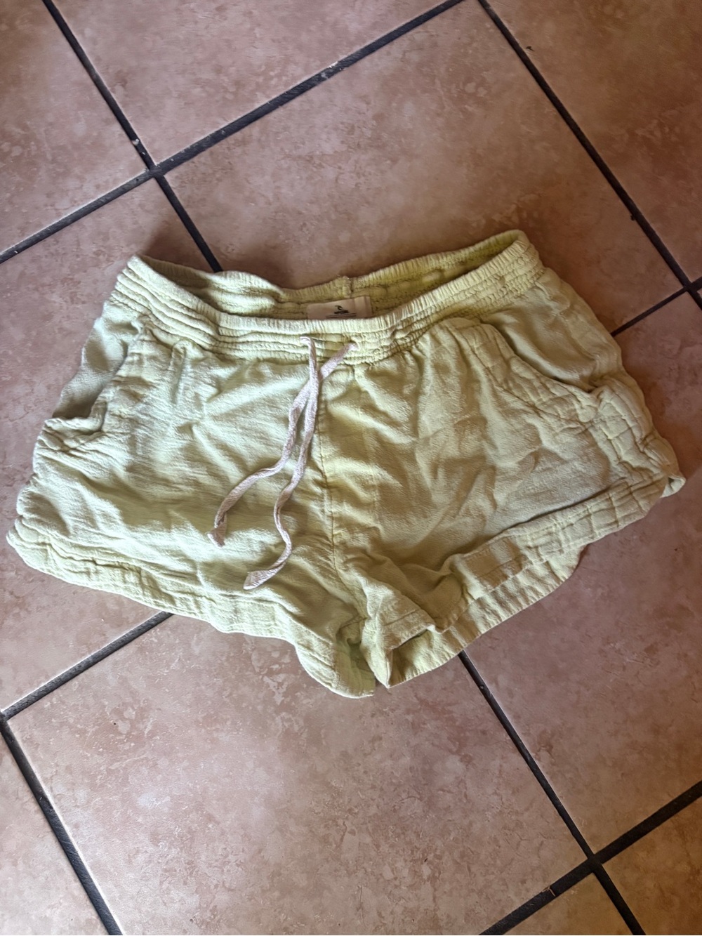 Rip Curl Lime Drawstring Athletic Shorts